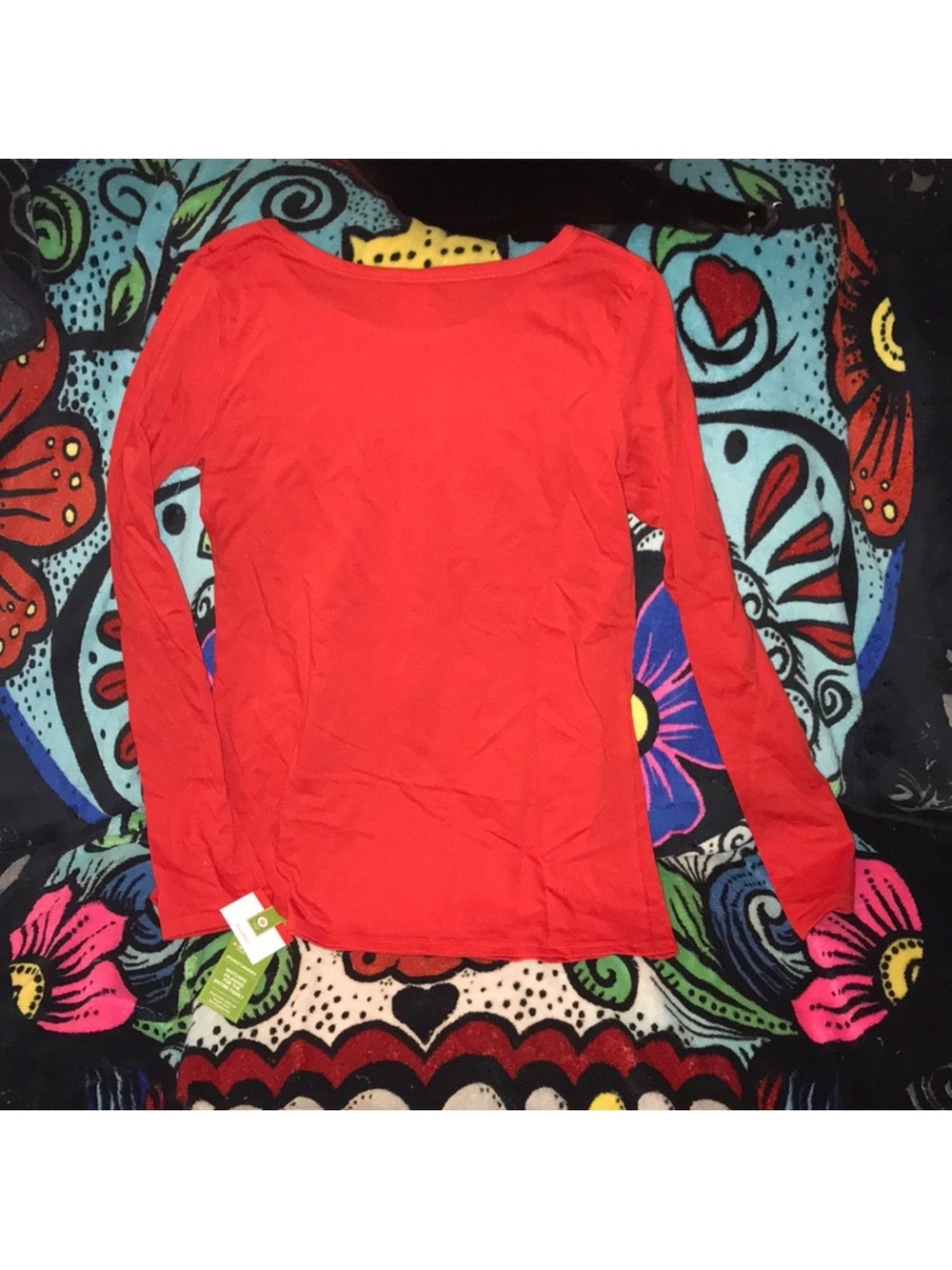 Mama Bear Red & white Long-Sleeve small pajama Top New - Picture 4 of 4